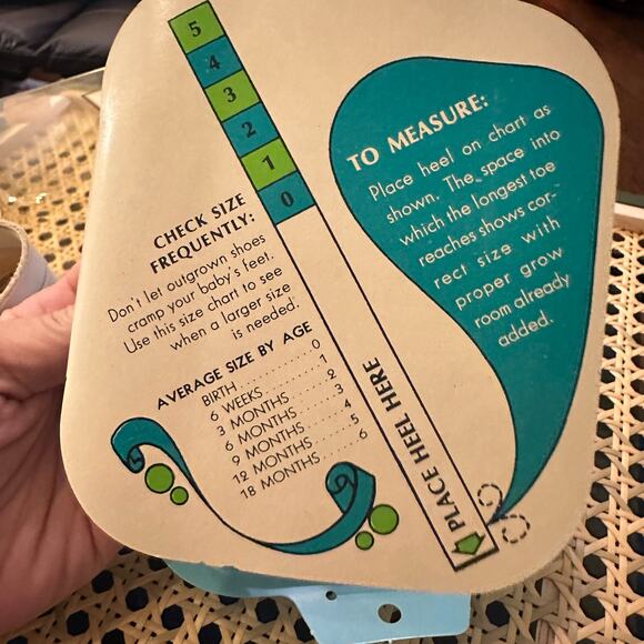 VTG Woolco BBB Trainer Walker Baby Shoes size 3 with Original Box. Made in USA. - Picture 12 of 13